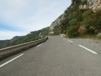 Col de la Madone de Gorbio von Menton