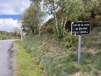 Col de la Croix Berthel from Génolhac