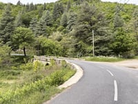 Col de la Croix Berthel from Génolhac