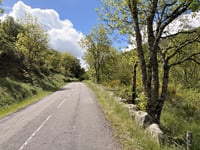 Col du Sapet from Le Pont de Montvert