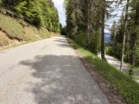Les Chaberts from Les Bayles via Routes des Rages