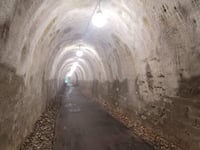 Marchirolo von Lavena über Pista Ciclopedonale
