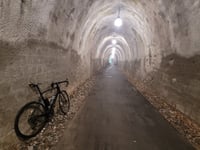Marchirolo von Lavena über Pista Ciclopedonale