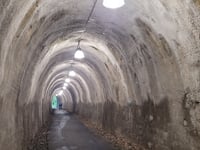 Marchirolo von Lavena über Pista Ciclopedonale