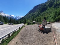 Col des Montets depuis Barberine - Frontière