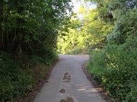 Upper Mill Lane from Cheltenham