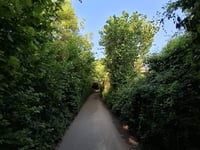 Upper Mill Lane from Cheltenham