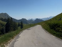 Route de la Dent de Lys z Les Paccots