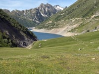 Col de la Croix-de-Fer von Barrage du Verney / Allemont