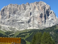 Passo Sella desde Plan de Gralba