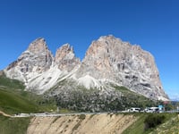 Passo Sella desde Plan de Gralba