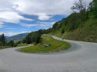 Oberer Kammersbergweg vanuit Sankt Peter am Kammersberg