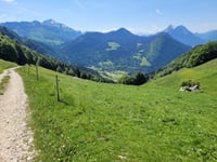 Chalet du Soliet desde Bellecombe-en-Bauges
