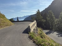 Col de la Madeleine from Feissons-sur-Isère