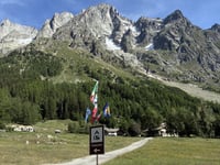 Val Ferret from Courmayeur