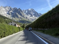 Val Ferret from Courmayeur