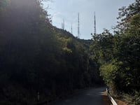 Monte Serra from Pieve di Compito
