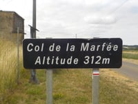 Col de la Marfée vanuit Pont-Maugis