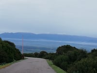 Nuraghe Inus depuis Masullas par Siris