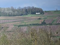 Montée de la Charrière vanuit Nanteuil sur Marne