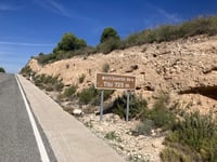 Puerto de Tibi über Tibi