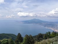 Monte Faito / Santuario di San Michele Arcangelo from Castellammare di Stabia