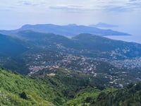 Monte Faito / Santuario di San Michele Arcangelo from Castellammare di Stabia