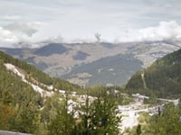 Les Arcs von Bourg Saint Maurice über Bois de Saule