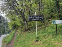 Col du Hundsruck from Thann via Route Forestière