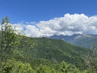 Colle della Dieta desde Mezzenile