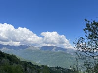 Colle della Dieta desde Mezzenile