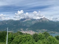 Colle della Madonnina from Barni