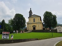 Chiesetta della Santissima Trinità von San Giovanni Bianco über Callameri