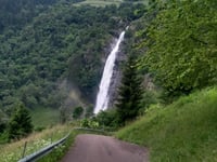 Cascata di Parcines from Tel / Töll