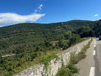 Côte du Vallon from Vallon Pont d'Arc