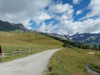 Lago di Place Moulin desde Roisan