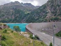 Lago di Place Moulin desde Roisan