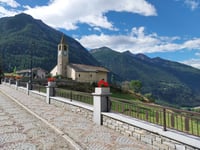 Lago di Place Moulin desde Roisan
