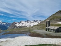 Col de l'Iséran from Lanslebourg