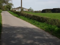 Route de Ligné from Arbespine