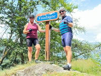 Route de Vaudagne depuis Servoz