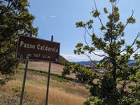 Passo della Caldarola von Travo über Pietra