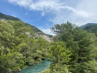 Guillestre von Eygliers über Chemin des Barnières