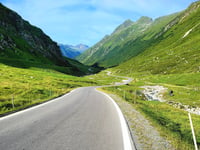 Silvretta-Hochalpenstrasse / Bielerhöhe von Gältur