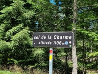 Col de la Charme from Chabreloche