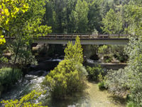 Cruz de Mayo von Puente de San Pedro über Zaorejas