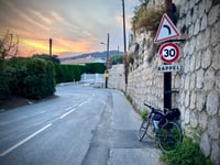 Côte de Rimiez von Nice