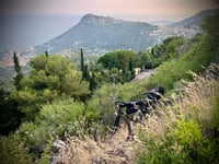 Mont Agel from Monaco via La Turbie