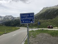 Passo del Lucomagno from Blenio