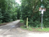 Jutberg über Weg langs de Heesch